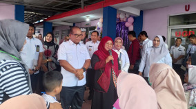 Pastikan Program Kesehatan Gratis Lancar, Pj Gubernur Datangi Puskesmas Gedongtataan