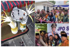 JPO Siger Milenial Diresmikan Wali Kota Eva, Ikon Wisata Baru Bandarlampung