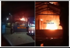 Pabrik Pengolahan Singkong BW Terbakar di Ketapang Lampung Utara 