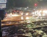 Warga Was-Was Semalaman, Banjir di Kota Bandarlampung