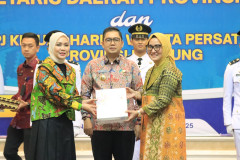 Pemprov Lampung Gelar Acara Pelepasan Pj. Sekdaprov Fredy yang Memasuki Purna Bakti