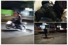 Semalam, 8 Motor Jatuh Akibat Jalan Berlubang di Sultan Agung, Wayhalim