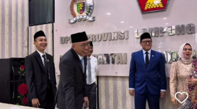 Ke DPRD Lampung, Gubernur Lampung Mirza Serasa Pulang ke Rumah Sendiri