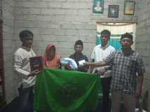Keluarga Paguyuban Pasundan Way Jepara Bantu Korban Kebakaran