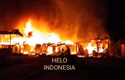 Lagi, Kali Ini 3 Rumah Panggung Terbakar di Batu Brak, Lampung Barat