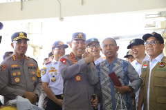 Tinjau Terminal Pulo Gebang, Kapolri Perintahkan Petugas Persiapkan Skema Rekayasa Lalu Lintas