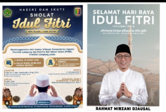 Gubernur Mirza, Kali Pertama Salat Idul Fitri di Lapangan Saburai Enggal