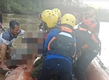 2 Hari Dicari, Kakek Jatuh dari Perahu Berhasil Dievakuasi dari Way Kiri, Tubaba
