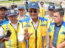 Menteri PU Cek Infrastruktur Balam, Jalan Cepat Rusak Akibat Drainase Buruk