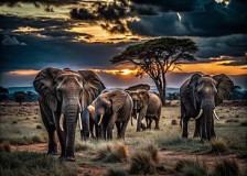 Puluhan Hektar lahan Petani Lampung Timur Porak Poranda Akibat Serbuan Gajah Liar
