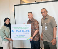 BPJS Ketenagakerjaan Kantor Cabang Pasar Minggu Serahkan Santunan JKK Rp.154 Juta Kepada Ahli Waris Driver