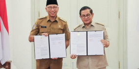 Gubernur Mirza dan Gubernur DKI Jakarta Tandatangani Kerja Sama Antar Daerah