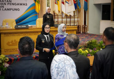 Wagub Lampung Lantik Pejabat Administrator dan Pengawas di Lingkungan Pemprov Lampung