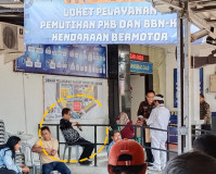 Kepala Bapenda Lampung Slamet Riadi Tongkrongi Pemutihan Pajak