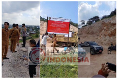 Selalu Bandel, Bukit Campang Kembali Disegal DLH Didamping Kepolisian