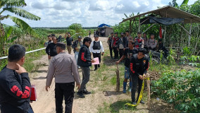Lahan Sengketa Diduduki Buay Mencurung di Pasang Policeline Oleh Polisi