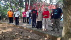RTH Langenharjo Kumuh, Bupati Kendal Gandeng BSI Hidupkan BKM untuk Kelola Sampah
