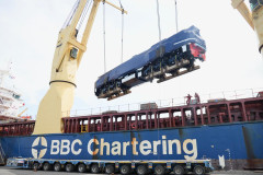 13 Lokomotif dari Amerika Serikat Tiba di Lampung untuk Efisiensi logistik