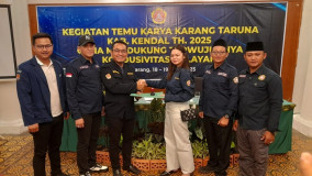 Nattaya, Putri Bupati Terpilih Aklamasi sebagai Ketua Karang Taruna Kendal