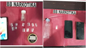 Polres Lamtim Amankan Tiga Orang Tersangka Penyalahguna Narkotika