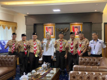 Kwarnas Gerakan Pramuka Audiensi dengan Wakil Gubernur Lampung Bahas Kesiapan Karang Pamitran Nasional 2028