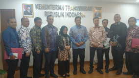 Bupati Mesuji Audiensi ke KemenTrans, Bahas  Program Infrastruktur dan Integrated Farming