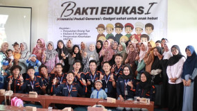 Himmatisi FTIK USM Gelar Bakti Edukasi Cara Gunakan Gadget secara Sehat