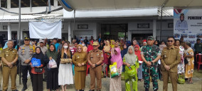 Pemkab Mesuji Gelar Pasar Murah di Pasar Simpang Pematang
