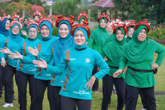 Semarak Kemerdekaan, PKK Provinsi Lampung Bersama Organisasi Wanita Rayakan HUT ke-80 RI