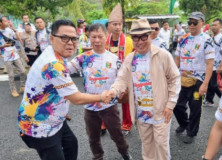 Ketum KBBS Darussalam Meriahkan Tanggamus Color Run 2025