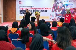 Keren PMI Jakpus Rayakan HUT PMI ke-80 Bersama Teman Tuli, Taglinenya Begini