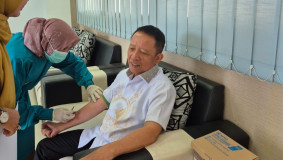 Pastikan Kesehatan, Puluhan Anggota DPRD Pesawaran Medical Chek Up