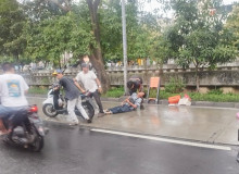 Musim Penghujan Banyak Korban Laka di Perlintasan Jalur Busway Jalan Rasamulya Bungur, Kasudin BM Bilang Mau Ditangani Dinas BM Pake Lapisan Coldplastik Biar Jalannya Ngak Licin