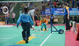 Serunya 510 Siswa SD Ikuti  Festival SenengMinton Semarang 2025, Cinta Bulutangkis pun Tumbuh