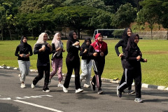 Runningirls USM Gelar Fun Run di Lapangan Kodam IV/Diponegoro