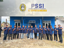 Perdana PSSI Mesuji Gelar Rakor Perkuat Program Kerja