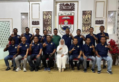 Jalin Kerja Sama, PSSI Mesuji Audensi Bersama Bupati Elfianah