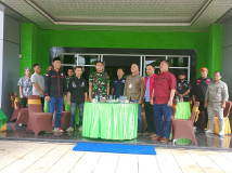 Dandim 0411/KM dan Jajaran Silaturahmi Dengan Insan Pers dan LSM, Ormas Lampung Tengah