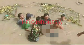 2 Anak Perempuan Tenggelam Ditemukan Telah Meninggal Dunia di Pesawaran