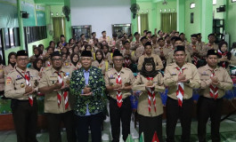 Kontingen Sako Pandu Ma’arif Demak Ikuti Kemah Perdamaian dan Kemanusiaan LP Ma’arif NU Jateng