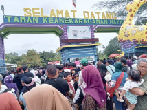 Ribuan Pengunjung Padati Taman Keanekaragaman Hayati Mesuji