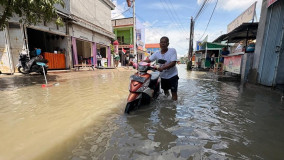 Cuaca Ekstrem di Kendal, Ribuan Rumah Terendam Banjir dan Satu Tebing Longsor