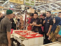 Kontrol Harga Jelang Lebaran, Satgas Saber Tinjau Pasar Koja 