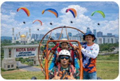Bidik 19 Emas PON 2028, Paramotor Lampung Gaspol Latihan di Taman Kehati Lampung