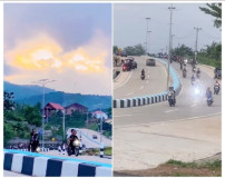 Sirkuit “Dadakan” Terwujud di Lahan YBIL Kemiling, Remaja Balapan di Rigid Beton Pemkot