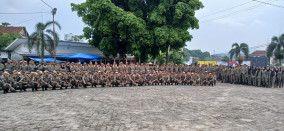 Apel Satgas OPD PoL PP Kota Bandarlampung Fokus Pada Pencegahan Tawuran Dimalam Hari
