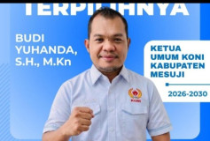 Budi Yuhanda Terpilih Aklamasi sebagai Ketua KONI Mesuji