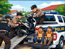 PKL, Motor, Tukang Parkir Tak Kunjung Tertib di Pasir Gintung-Smep, Polisi Turun Tangan