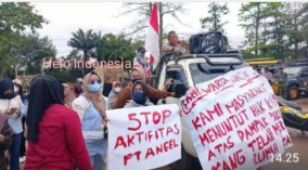 47 Rumah Rusak Akibat Pembangunan PT AYBI Lamteng, Warga Demo Tuntut Kompensasi