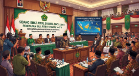 Pemerintah Prediksi Lebaran Sabtu 21 Maret, Muhammadiyah Tetapkan Jumat Lebaran